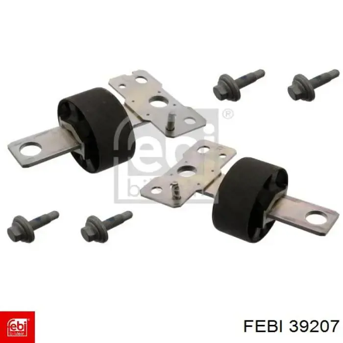 Compre 39207 Febi Bloco silencioso dianteiro de braço oscilante traseiro longitudinal