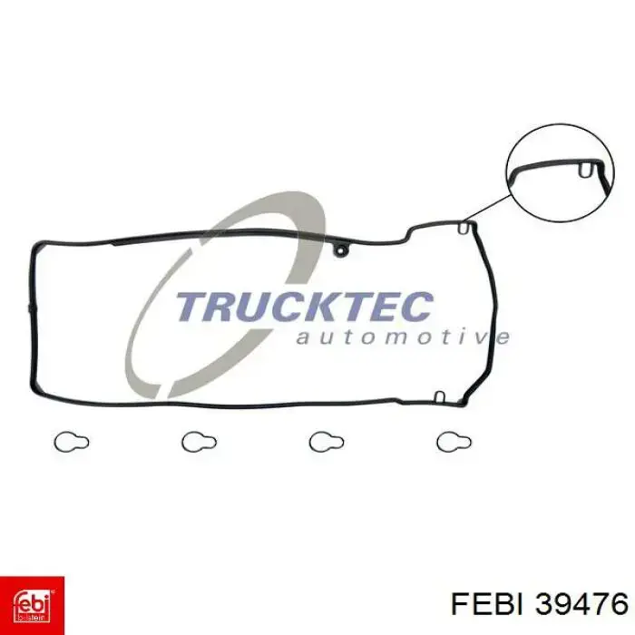 Vedante da tampa de válvulas de motor, kit Febi 39476 preço, a partir de 18,34 USD