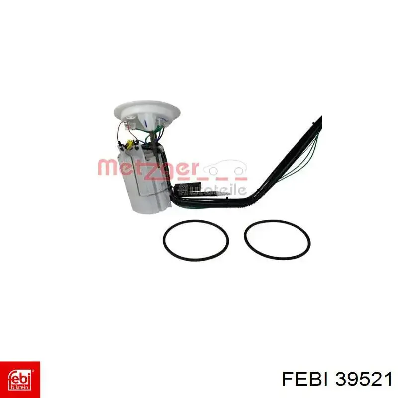 Compre 39521 Febi Rolo direito inferior da porta lateral (deslizante)