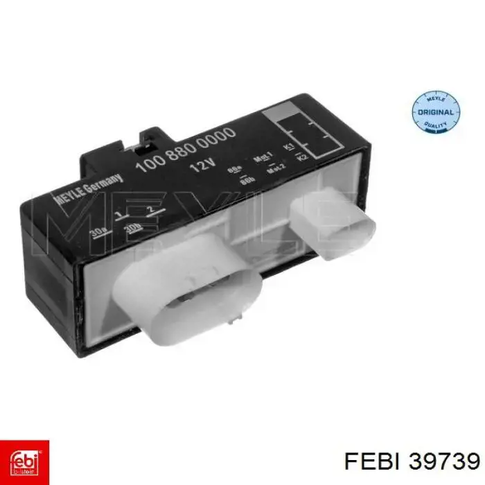 Compre 39739 Febi Regulador de revoluções de ventilador de esfriamento (unidade de controlo)