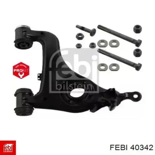 Compre 40342 Febi Braço oscilante inferior direito de suspensão dianteira
