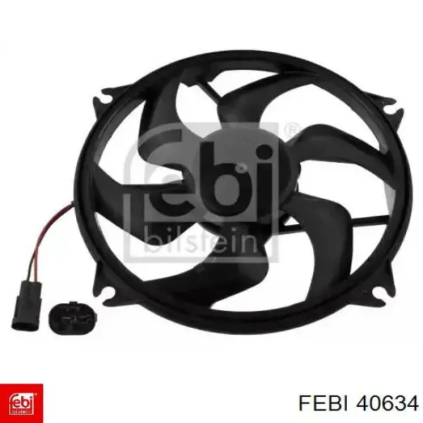 Ventilador elétrico de esfriamento montado (motor + roda de aletas) Febi 40634 preço, a partir de 54,58 USD