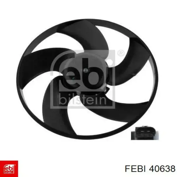 Ventilador elétrico de esfriamento montado (motor + roda de aletas) Febi 40638 preço, a partir de 57,89 USD