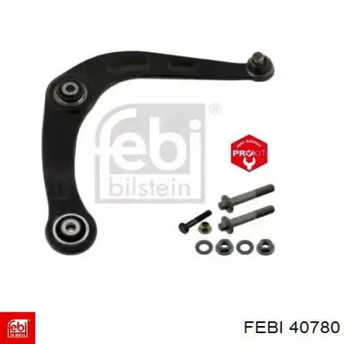 Compre 40780 Febi Braço oscilante inferior direito de suspensão dianteira
