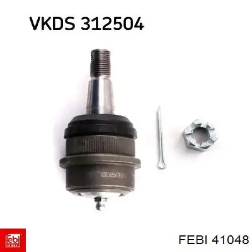 Compre 41048 Febi Suporte esférico inferior + superior, kit