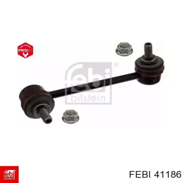 Compre 41186 Febi Montante esquerdo de estabilizador traseiro