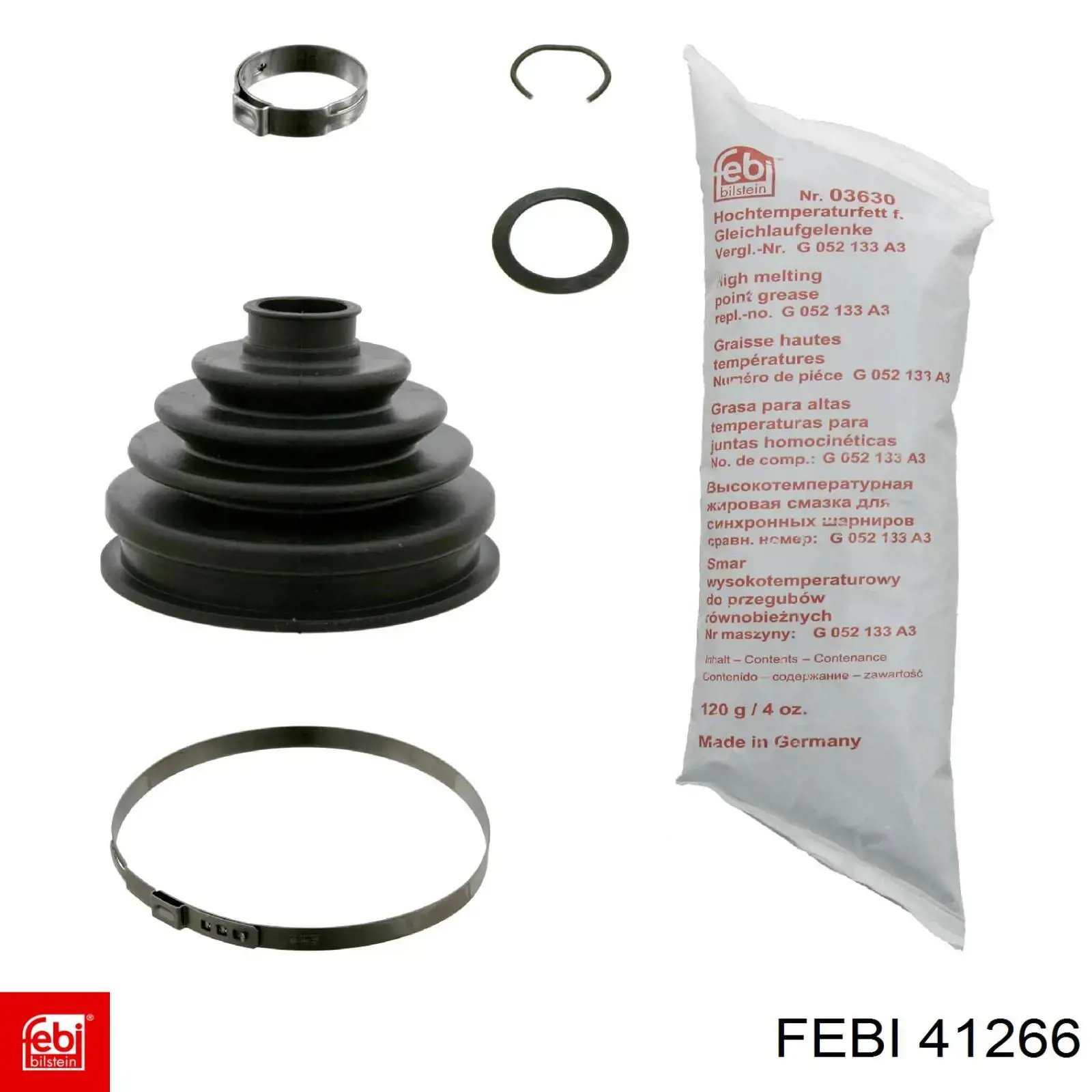 Compre 41266 Febi Braço oscilante inferior direito de suspensão dianteira