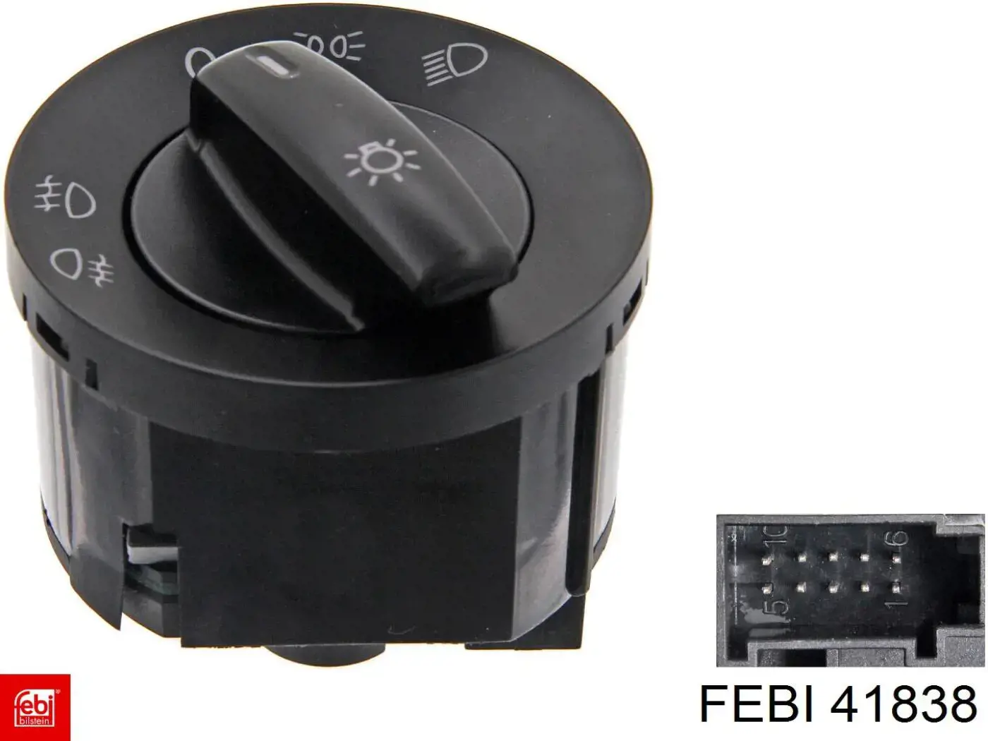 Compre 41838 Febi Braço oscilante transversal direito de suspensão traseira