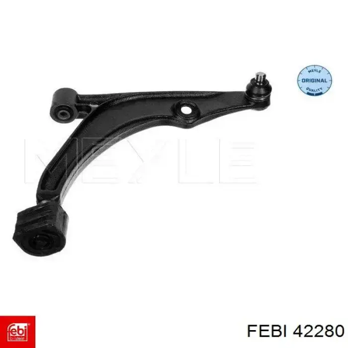 Compre 42280 Febi Braço oscilante inferior direito de suspensão dianteira