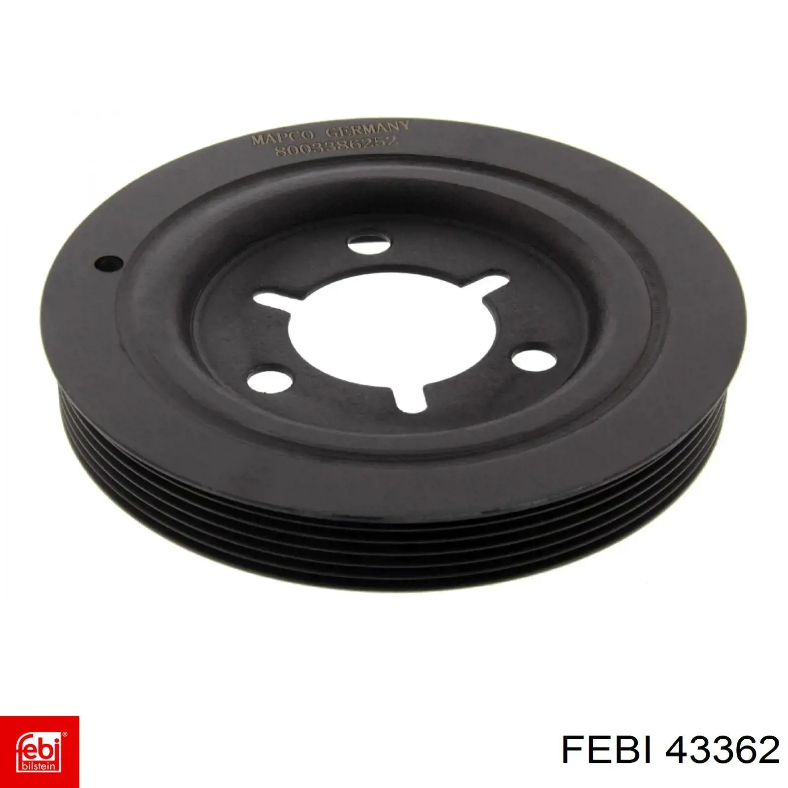 Compre 43362 Febi Bloco silencioso dianteiro do braço oscilante inferior