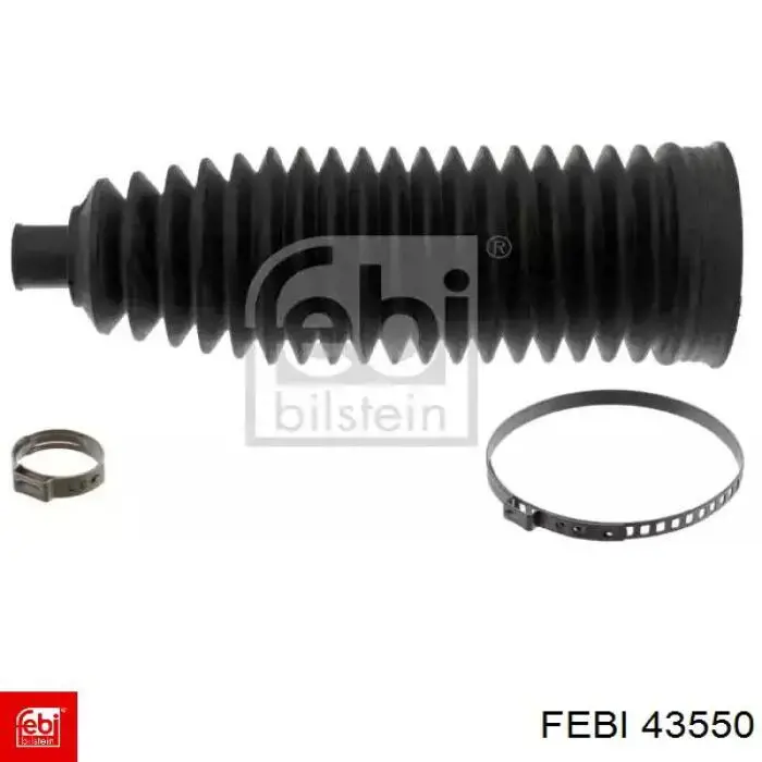 43550 Febi Bota de proteção do mecanismo de direção (de cremalheira)