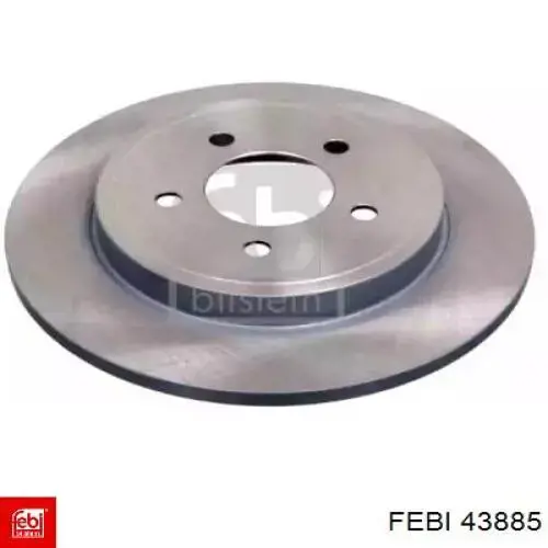 Disco do freio traseiro Febi 43885 preço, a partir de 63,31 USD