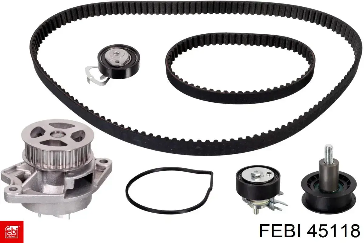 Correia do mecanismo de distribuição de gás, kit Febi 45118 preço, a partir de 138,72 USD