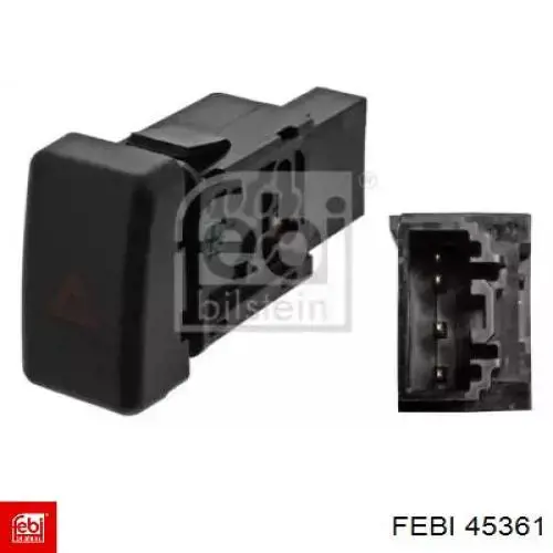Botão de ativação do sinal de emergência Febi 45361 preço, a partir de 28,45 USD