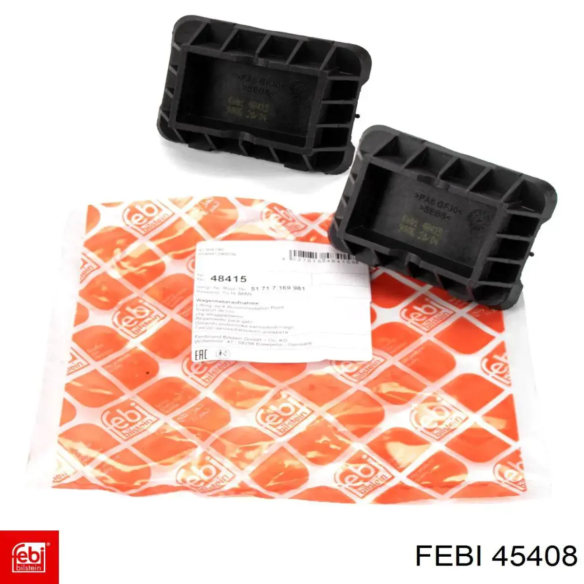 Compre 45408 Febi Coxim do macaco inferior (suporte de plataforma elevatória)