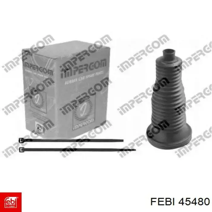 Compre 45480 Febi Bota de proteção direita do mecanismo de direção (de cremalheira)