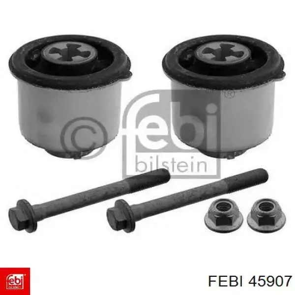 Compre 45907 Febi Bloco silencioso de viga traseira (de plataforma veicular)
