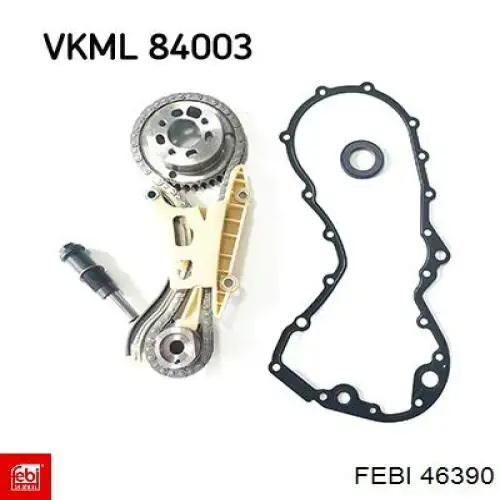 Cadeia do mecanismo de distribuição de gás, kit Febi 46390 preço, a partir de 249,45 USD