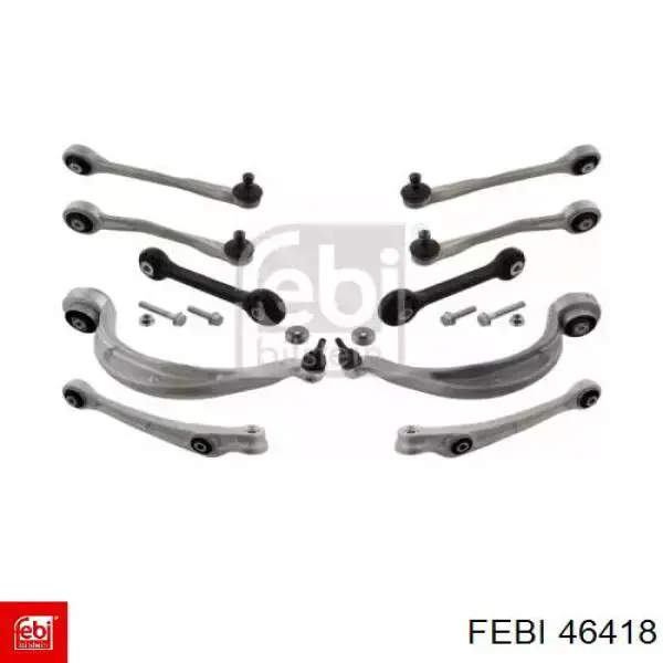 RL8K4989FKIT Raiso Kit de braços oscilantes de suspensão dianteira