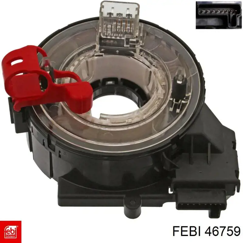 Anel AIRBAG de contato, cabo plano do volante Febi 46759 preço, a partir de 43,85 USD