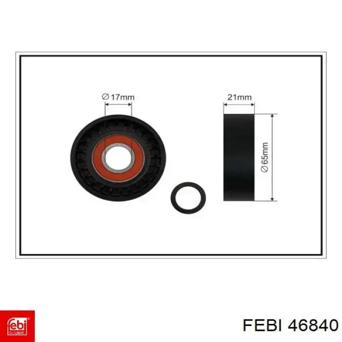 Mola traseira Febi 46840 preço, a partir de 45,42 USD
