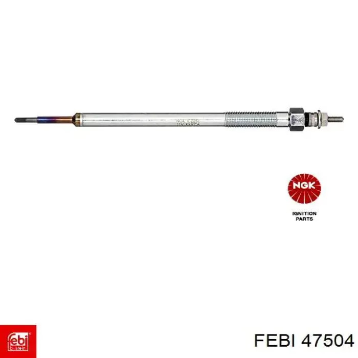 Vela de incandescência Febi 47504 preço, a partir de 10,94 USD