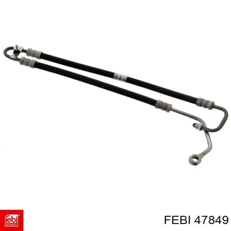 Compre 47849 Febi Mangueira da Direção hidrâulica assistida de pressão alta desde a bomba até a régua (do mecanismo)