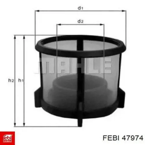 A0000902051 Mercedes Filtro de combustível