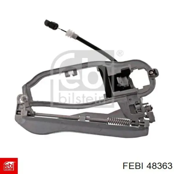 Compre 51218243635 BMW Suporte de maçaneta externa da porta traseira esquerda