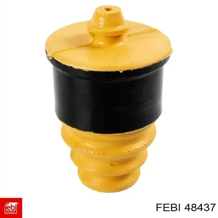 48437 Febi Pára-choque (grade de proteção) de amortecedor dianteiro + bota de proteção