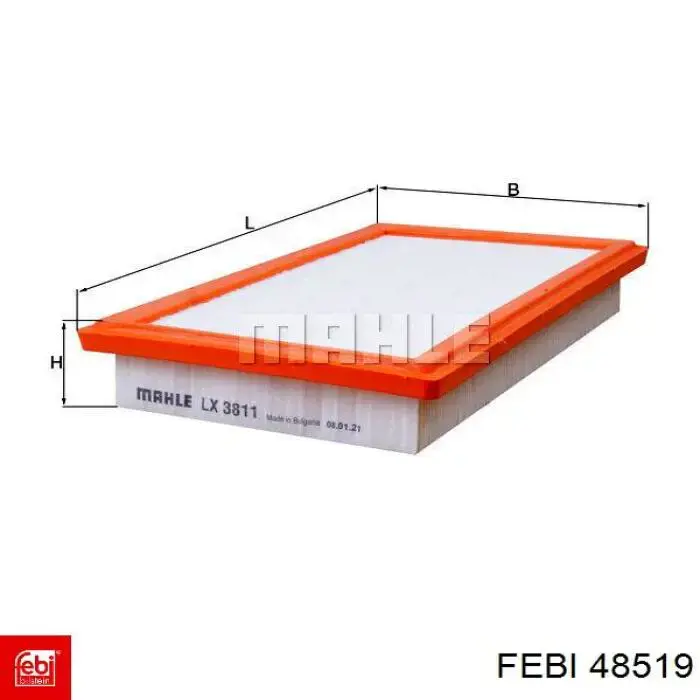 Filtro de ar Febi 48519 preço, a partir de 13,50 USD