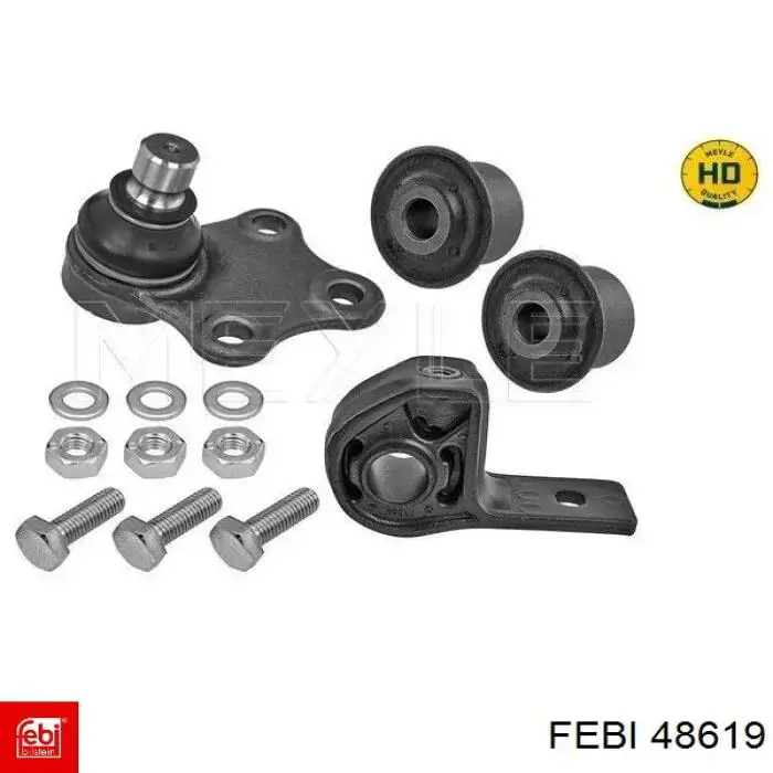 Kit de reparação de braço oscilante inferior dianteiro Febi 48619 preço, a partir de 20,15 USD