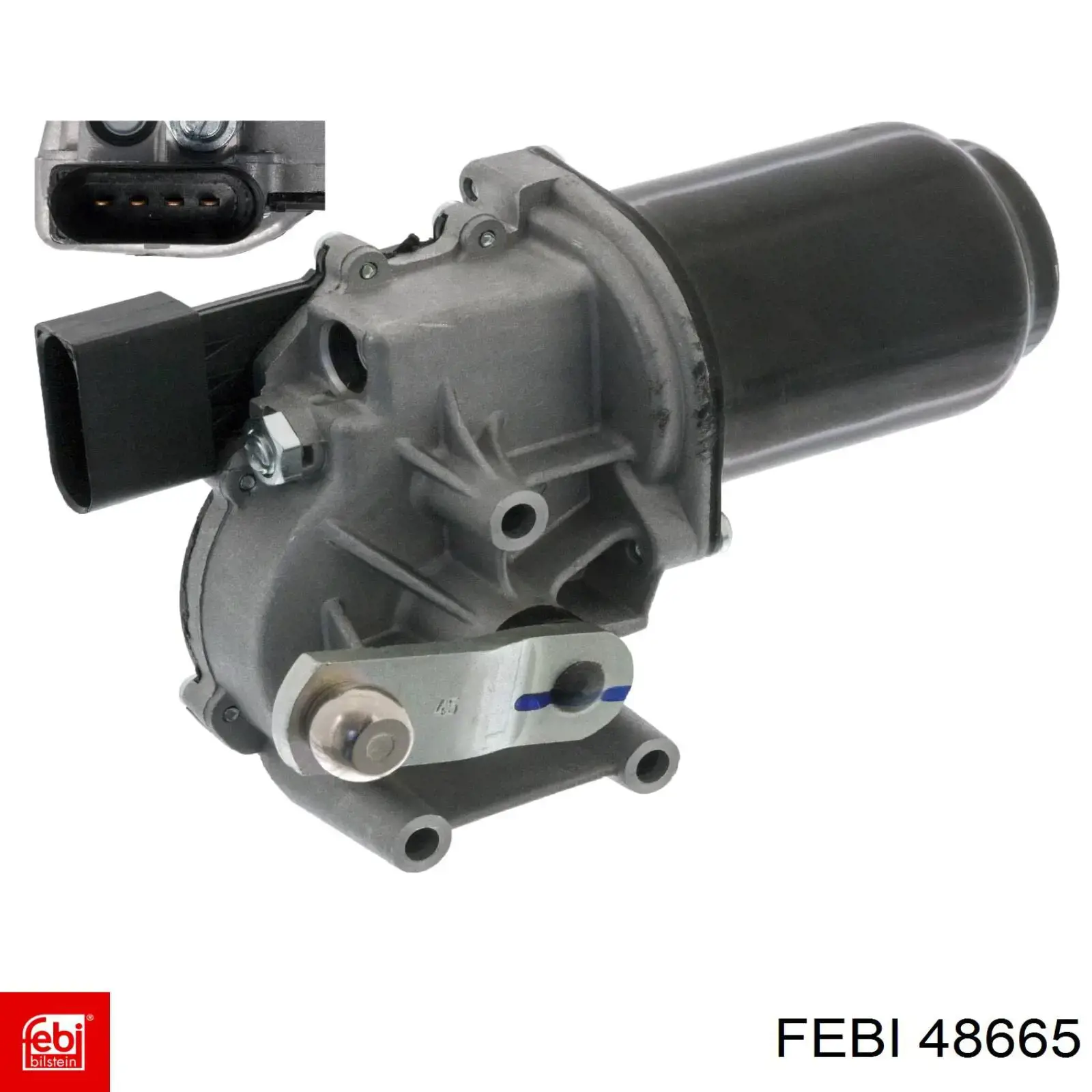 48665 Febi Motor de limpador pára-brisas do pára-brisas