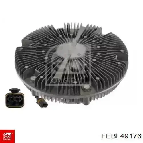 49176 Febi Acoplamento viscoso de ventilador de esfriamento