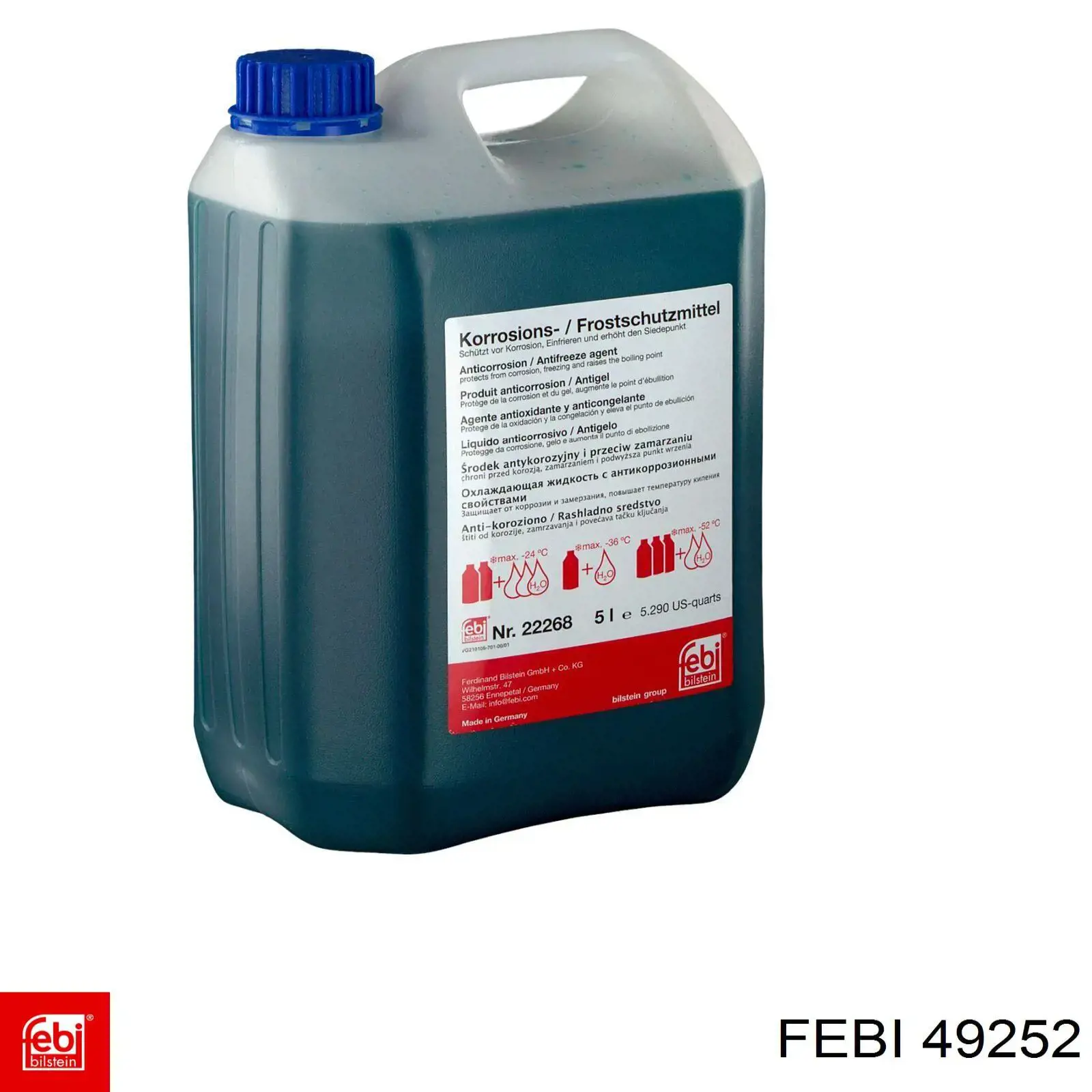 Mangueira (cano derivado) do termostato Febi 49252 preço, a partir de 28,89 USD