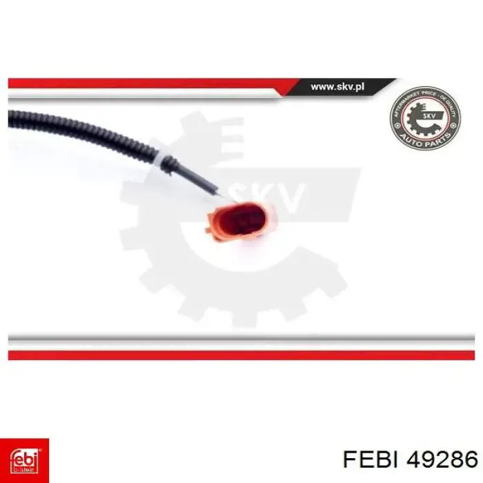 Sensor de temperatura dos gases de escape (GE), depois de filtro de partículas diesel Febi 49286 preço, a partir de 66,31 USD