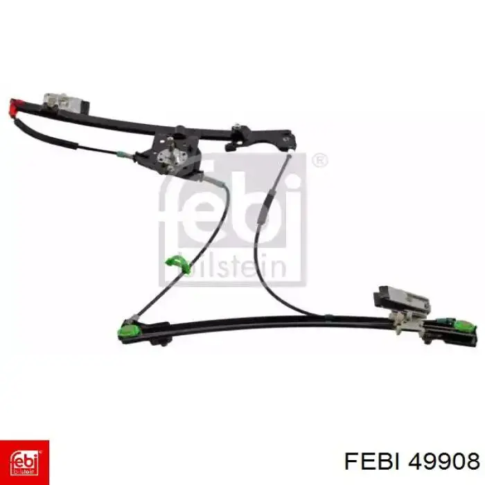 Compre 49908 Febi Mecanismo de acionamento de vidro da porta dianteira esquerda