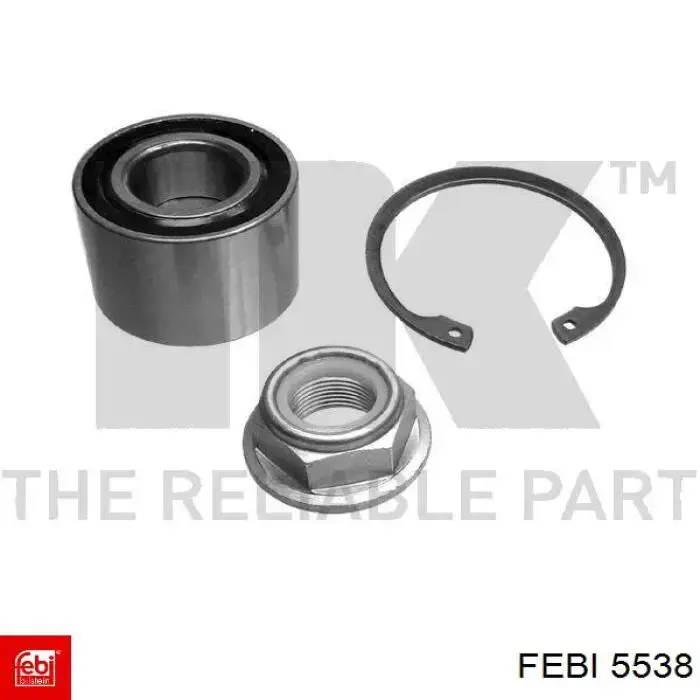 5538 Febi Rolamento de cubo traseiro