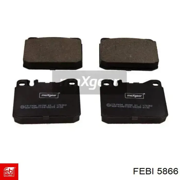 Coxim (suporte) esquerdo/direito de motor 5866 Febi