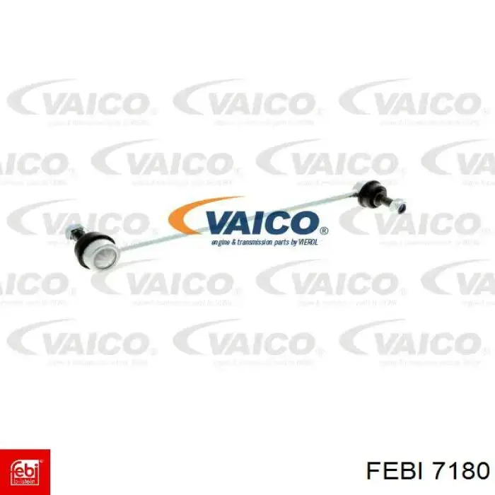 Bloco silencioso (coxim) de viga dianteira (de plataforma veicular) Febi 7180