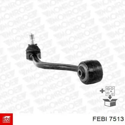 Compre 7513 Febi Braço oscilante inferior direito de suspensão dianteira