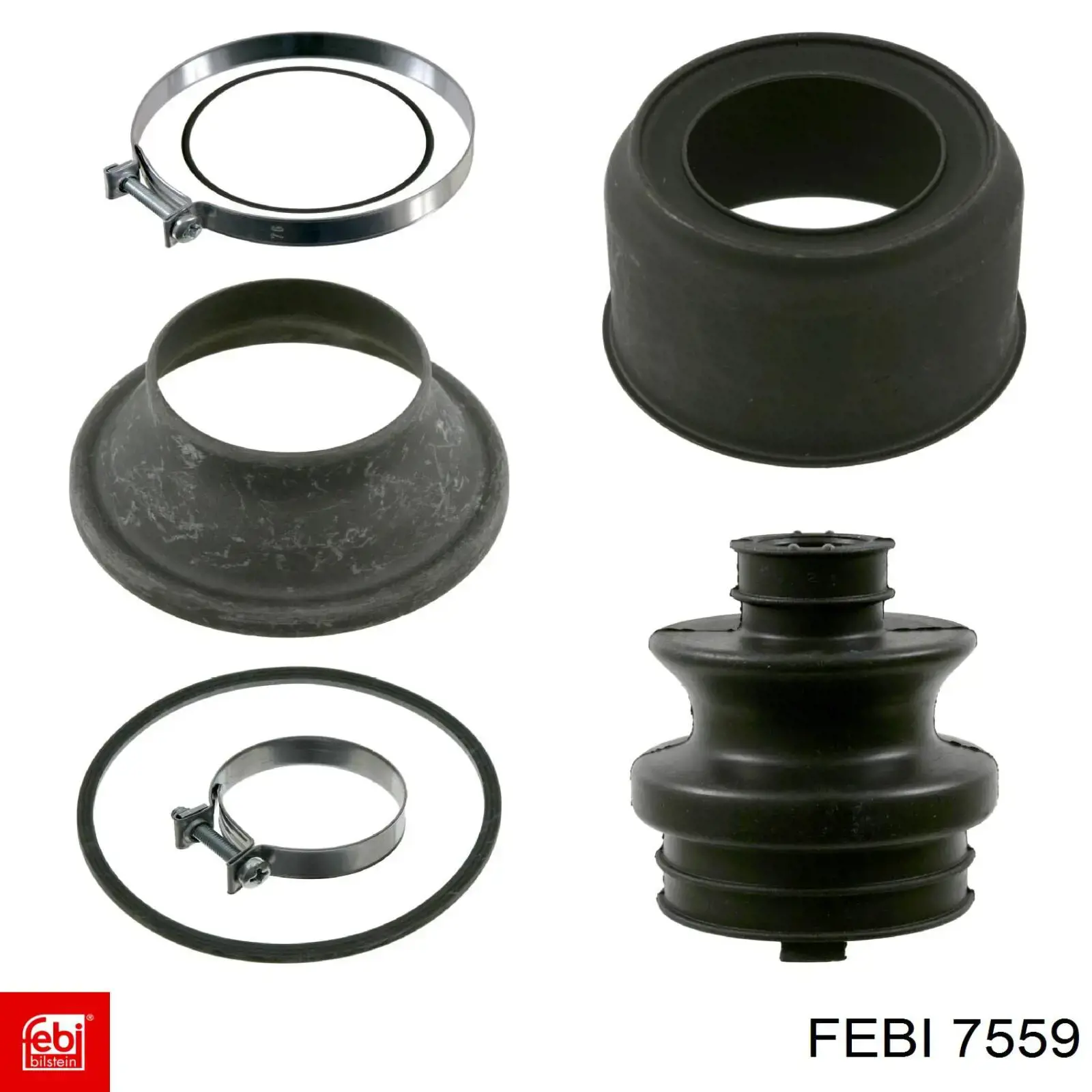 Suporte de amortecedor dianteiro 7559 Febi