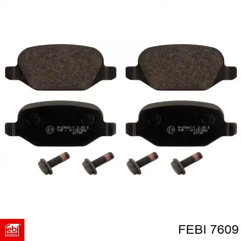 Bloco silencioso (coxim) de viga dianteira (de plataforma veicular) Febi 7609