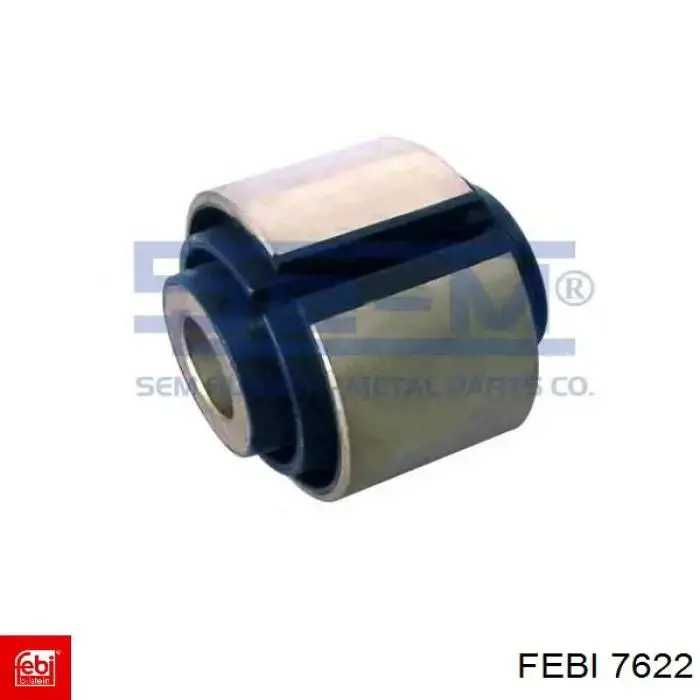 7622 Febi Bloco silencioso de viga traseira (de plataforma veicular)