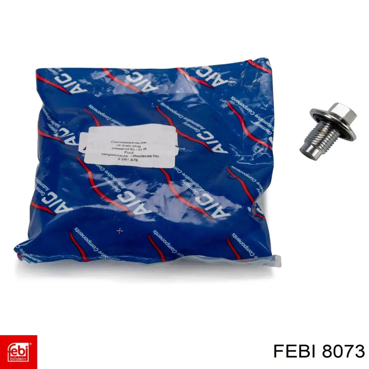 Parafuso de fixação de braço oscilante dianteiro, kit Febi 8073