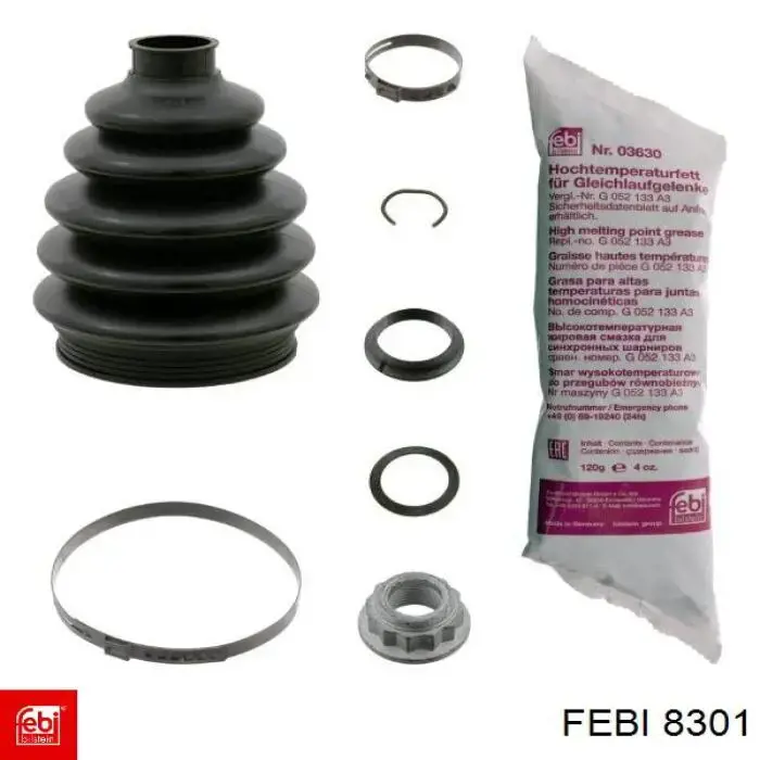 Bota de proteção externa de junta homocinética do semieixo dianteiro Febi 8301 preço, a partir de 5,49 USD