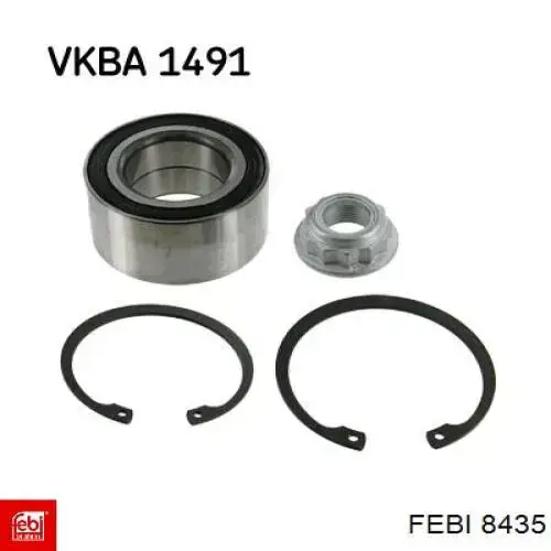 Rolamento de cubo dianteiro 8435 Febi