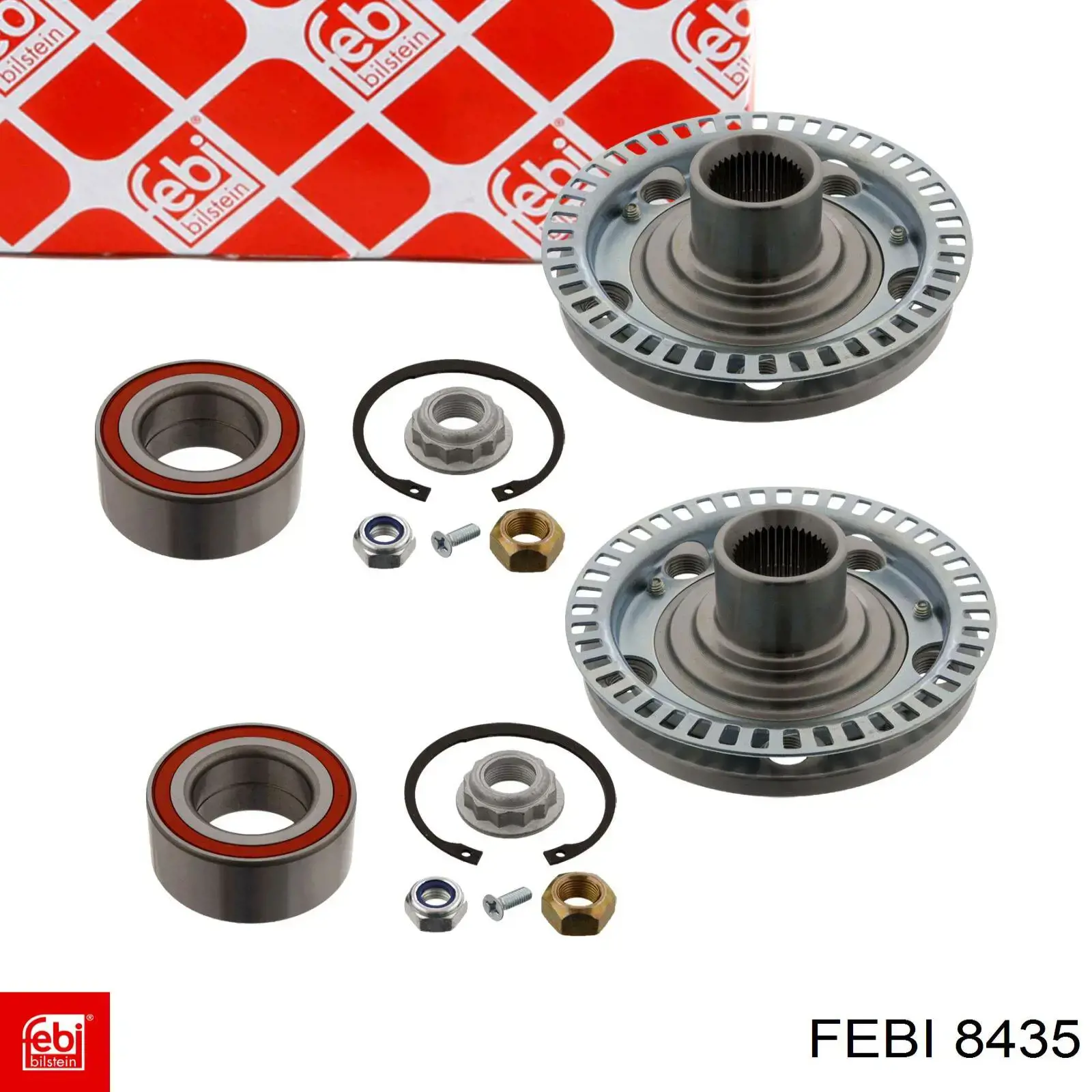 Rolamento de cubo dianteiro Febi 8435
