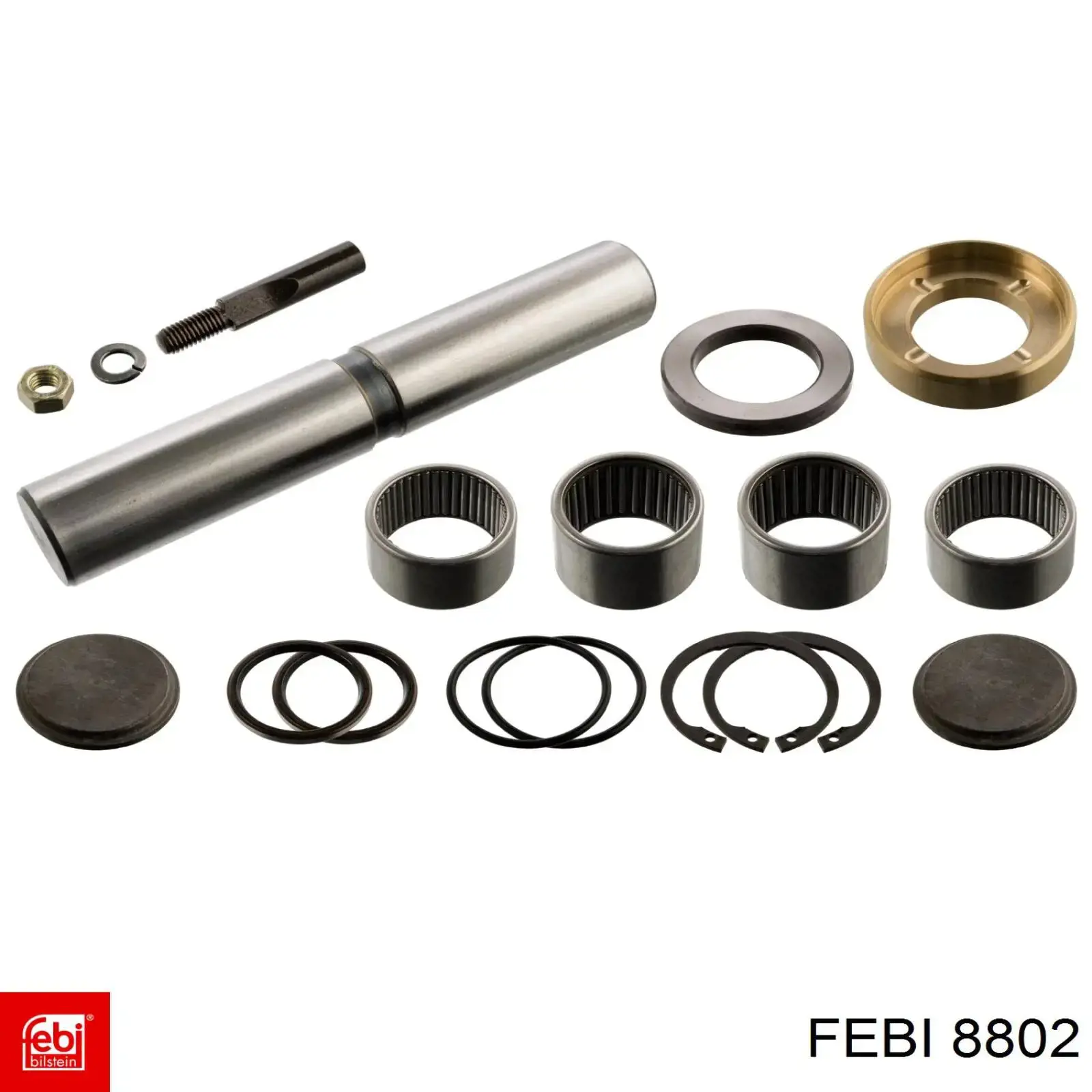8802 Febi Kit de reparação do pivô de extremidade do eixo