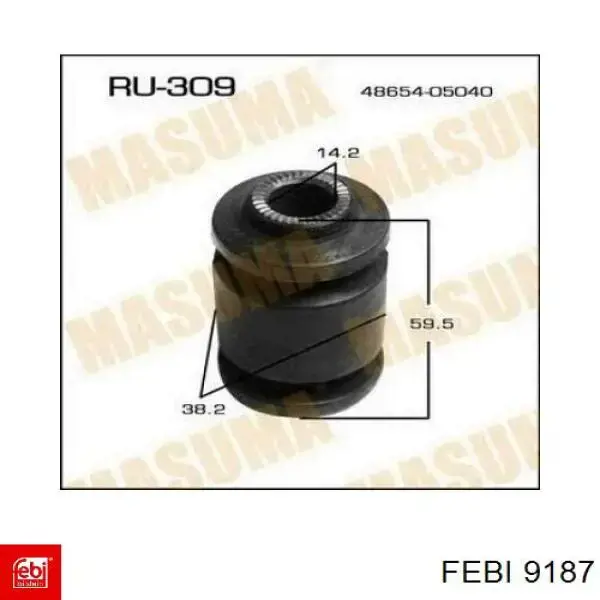 Filtro de salão 9187 Febi